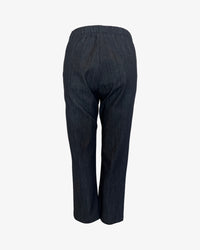 Pocket Capri | Striated Denim