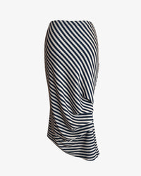 Caterpillar Long Skirt + Tube Dress | Mocha Stripe