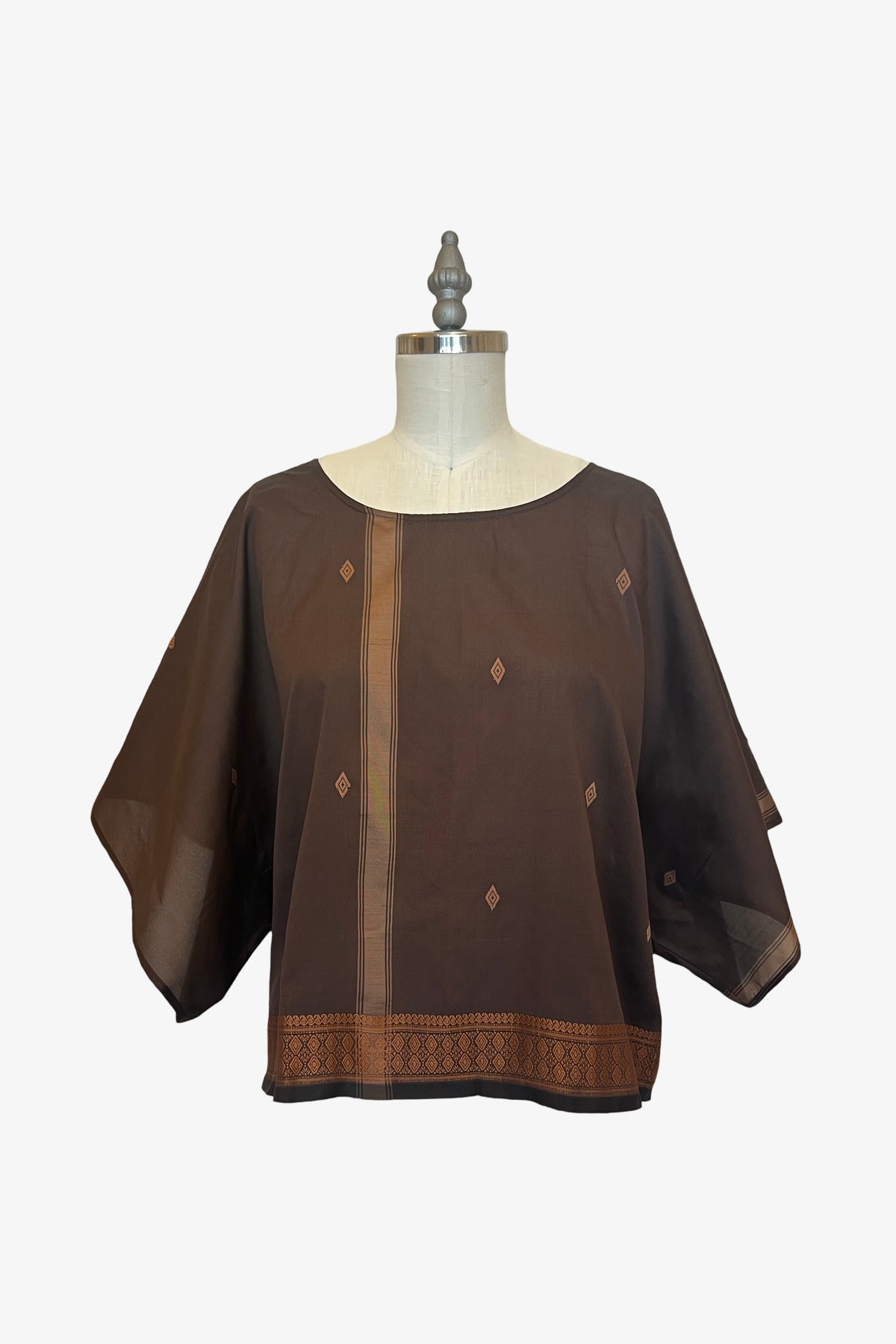 Lisbon Top | Golden Walnut Saree