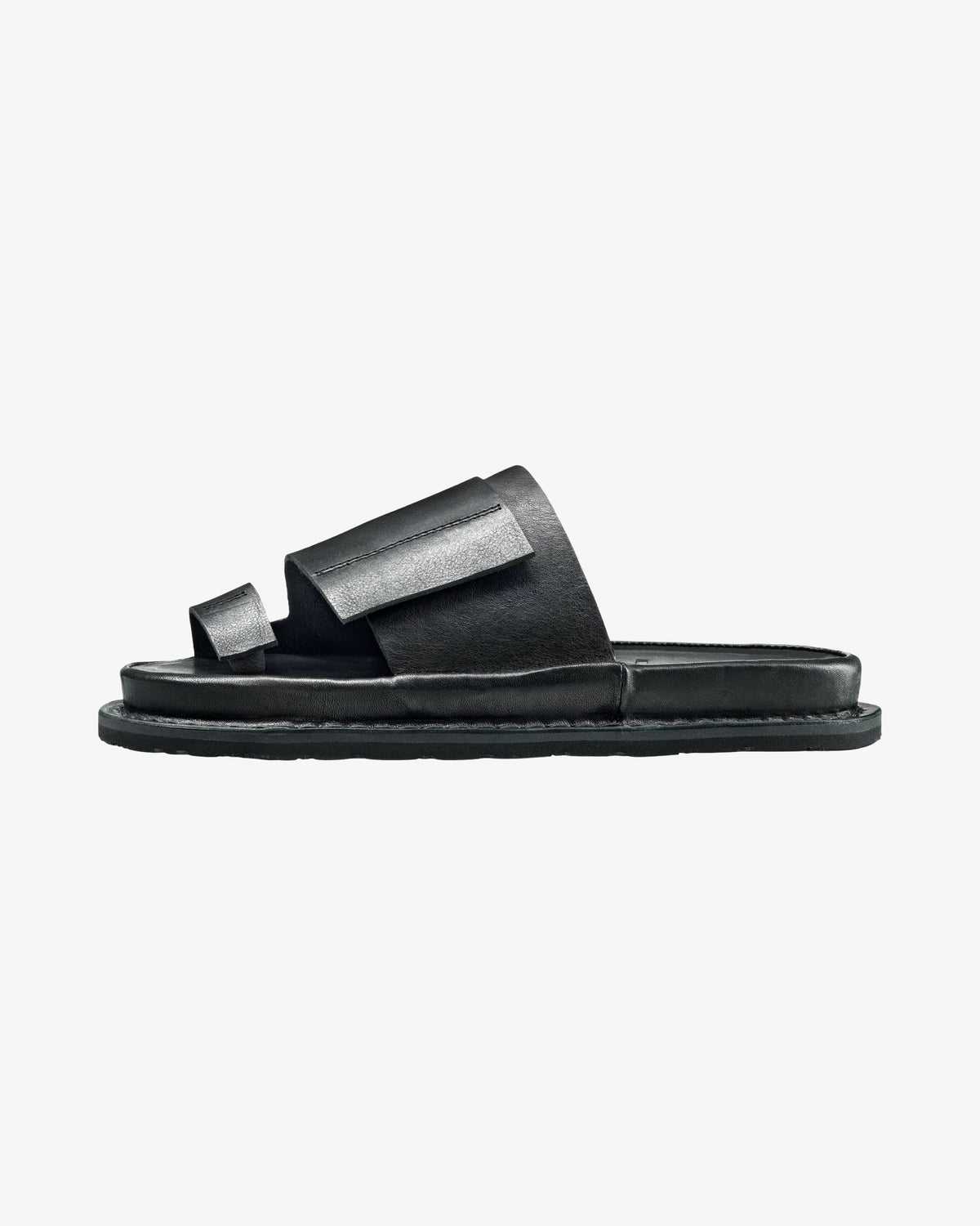 Trippen Offset Sandal | Black