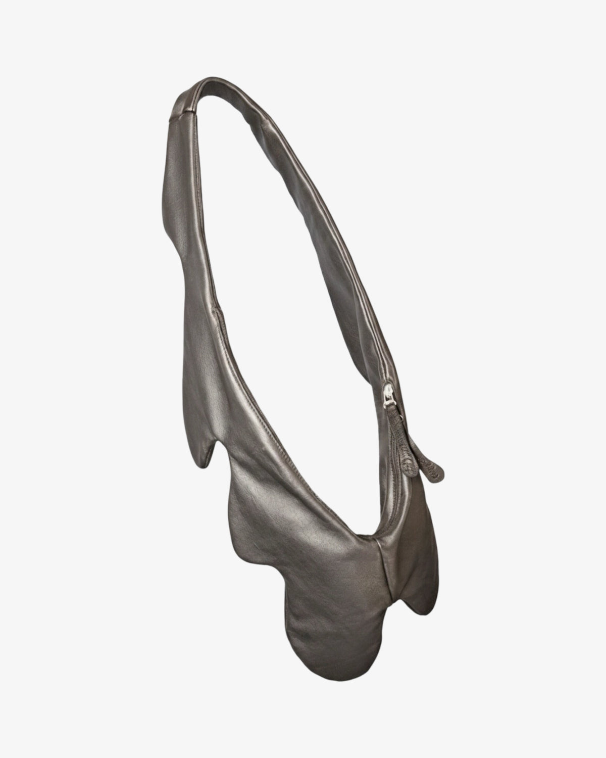 Trippen Liquid Crossbody Bag | Steel