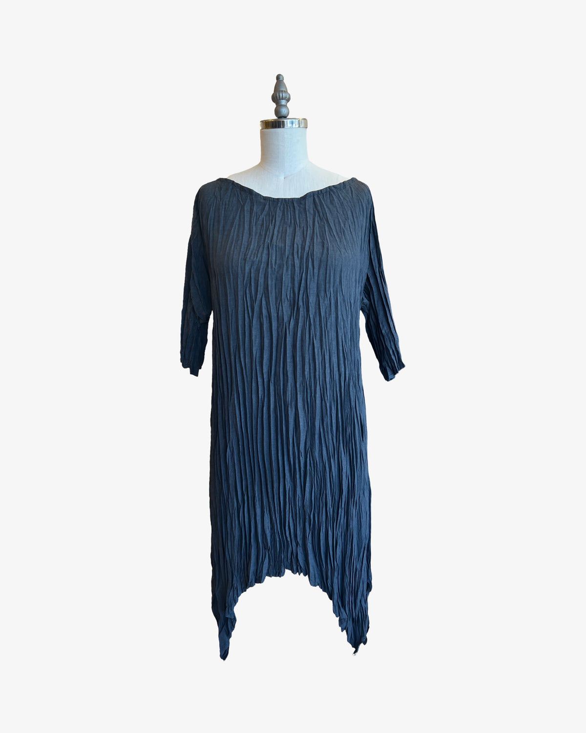 Twisted Lava Dress | Charcoal
