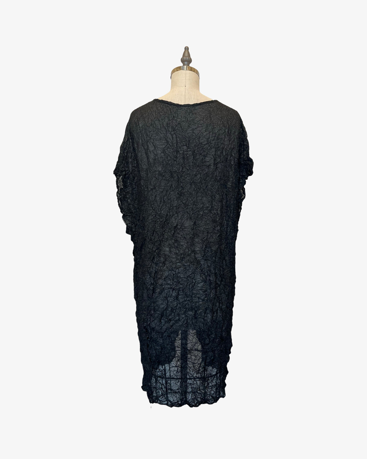 Moth Desert Caftan | Sheer Black Foil