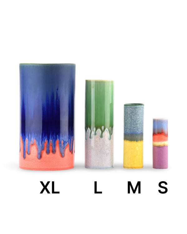 Ombre Cylinder Vase | Medium