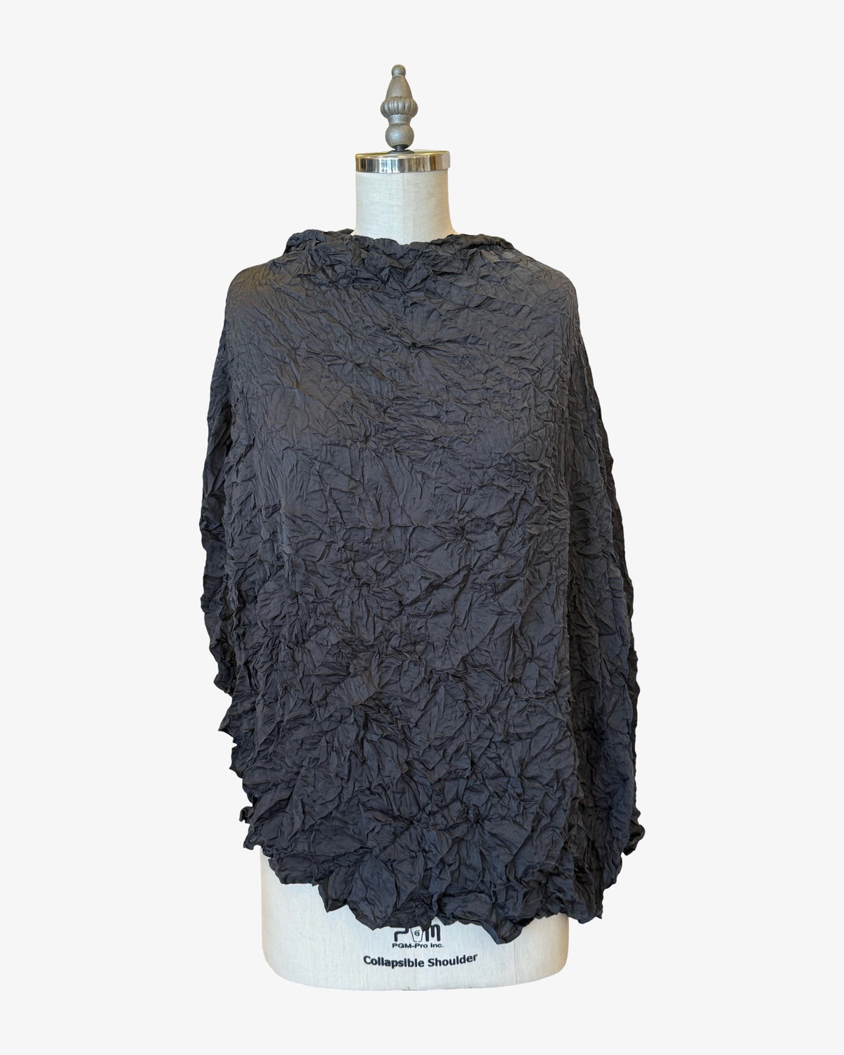 Moth Pebble Poncho | Silky Iron Ore