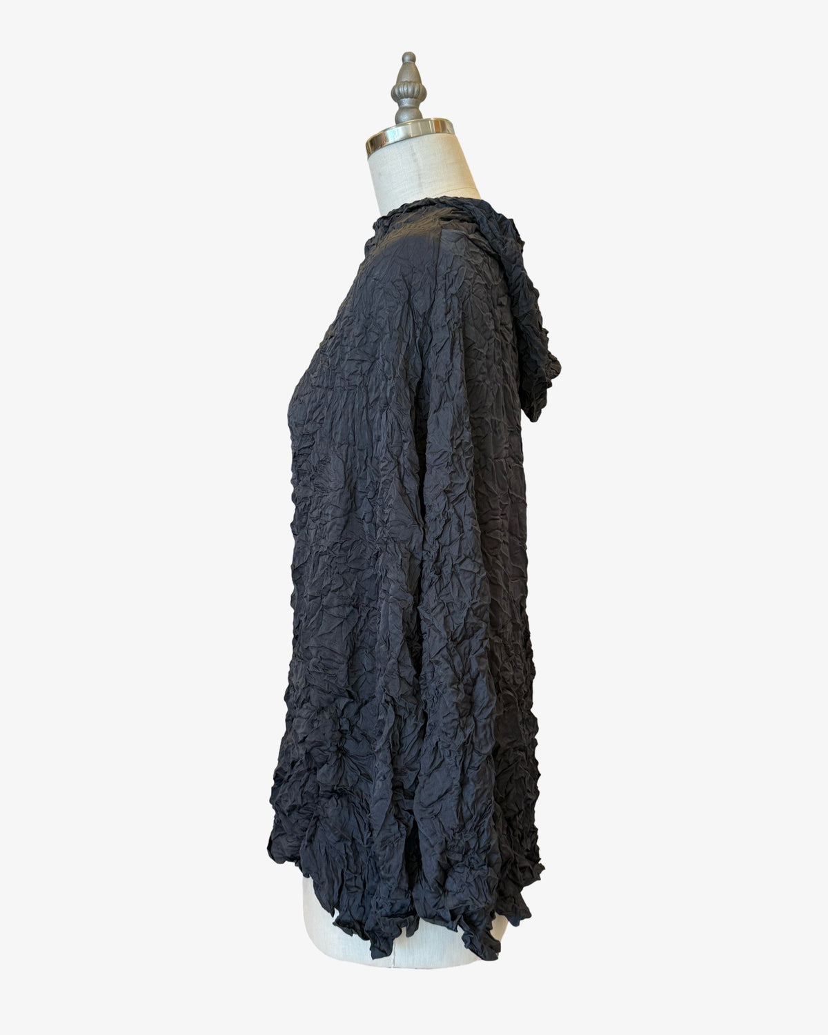 Moth Pebble Poncho | Silky Iron Ore