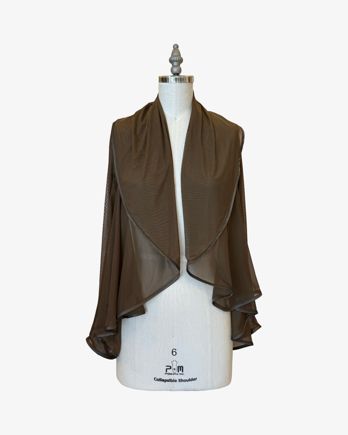 Circle Cardigan | Olive Mesh