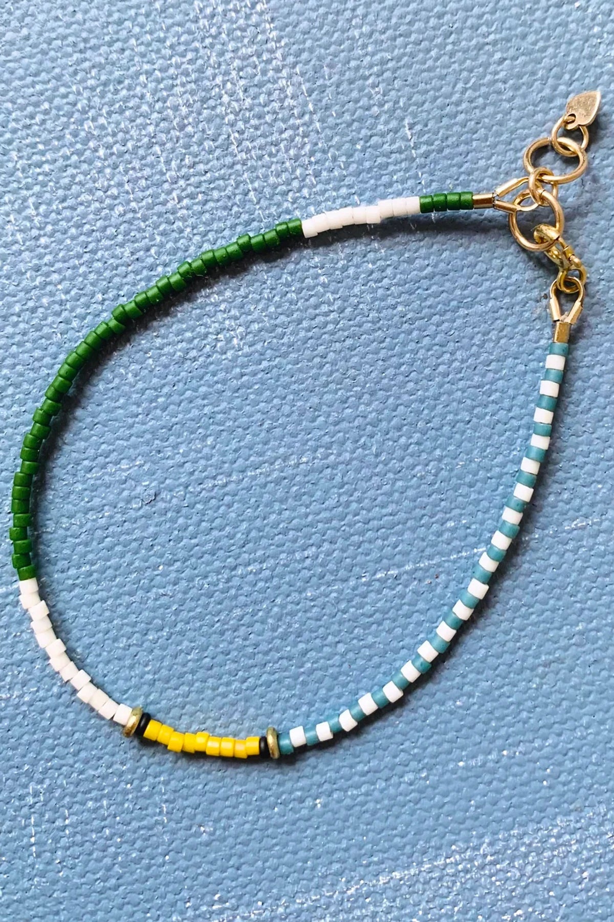 Thinnest Line Bracelet | Fairway Green