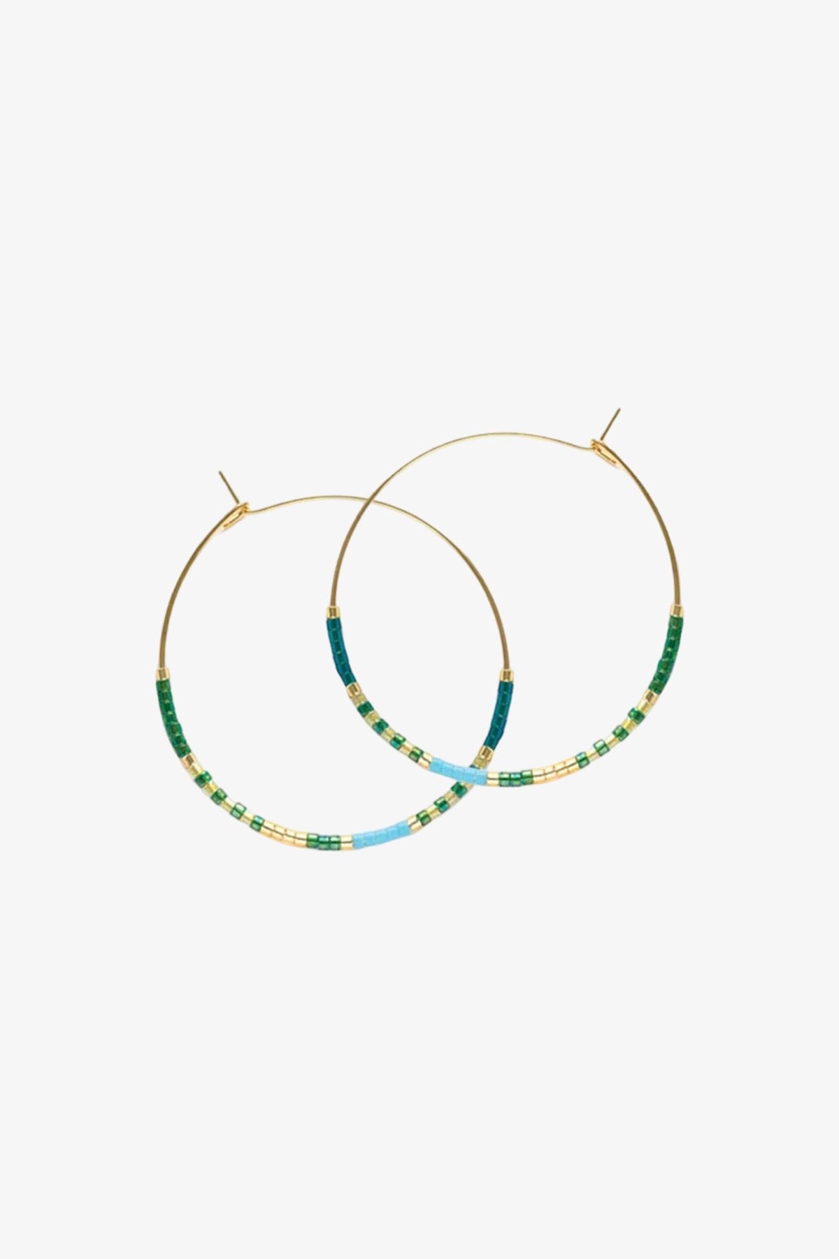 Japanese Seed Bead Hoops | Seashore