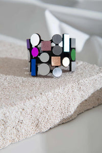 Bauhaus Bracelet | Silver + Rainbow