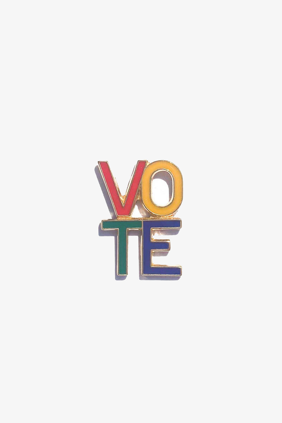 Primary Colors Vote Pin