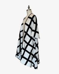 Linen Rorschach Duster | Painted Windowpane
