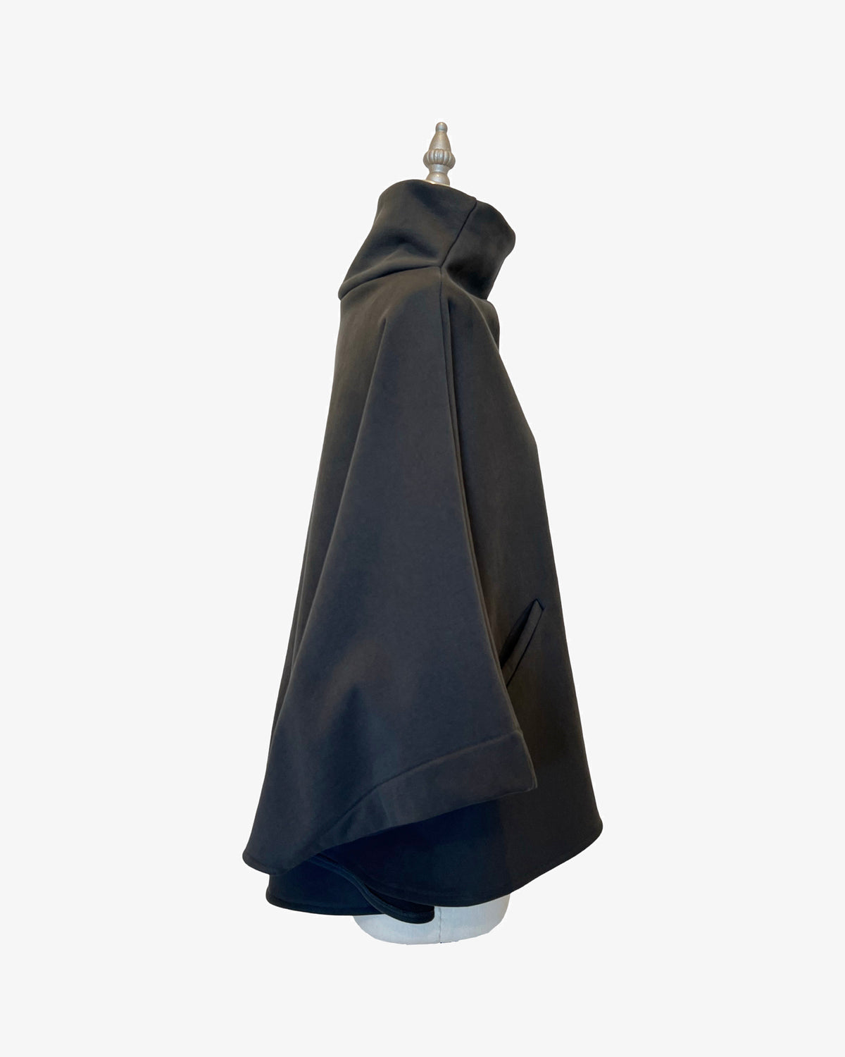 Tortuga Poncho | Luxe Graphite French Terry