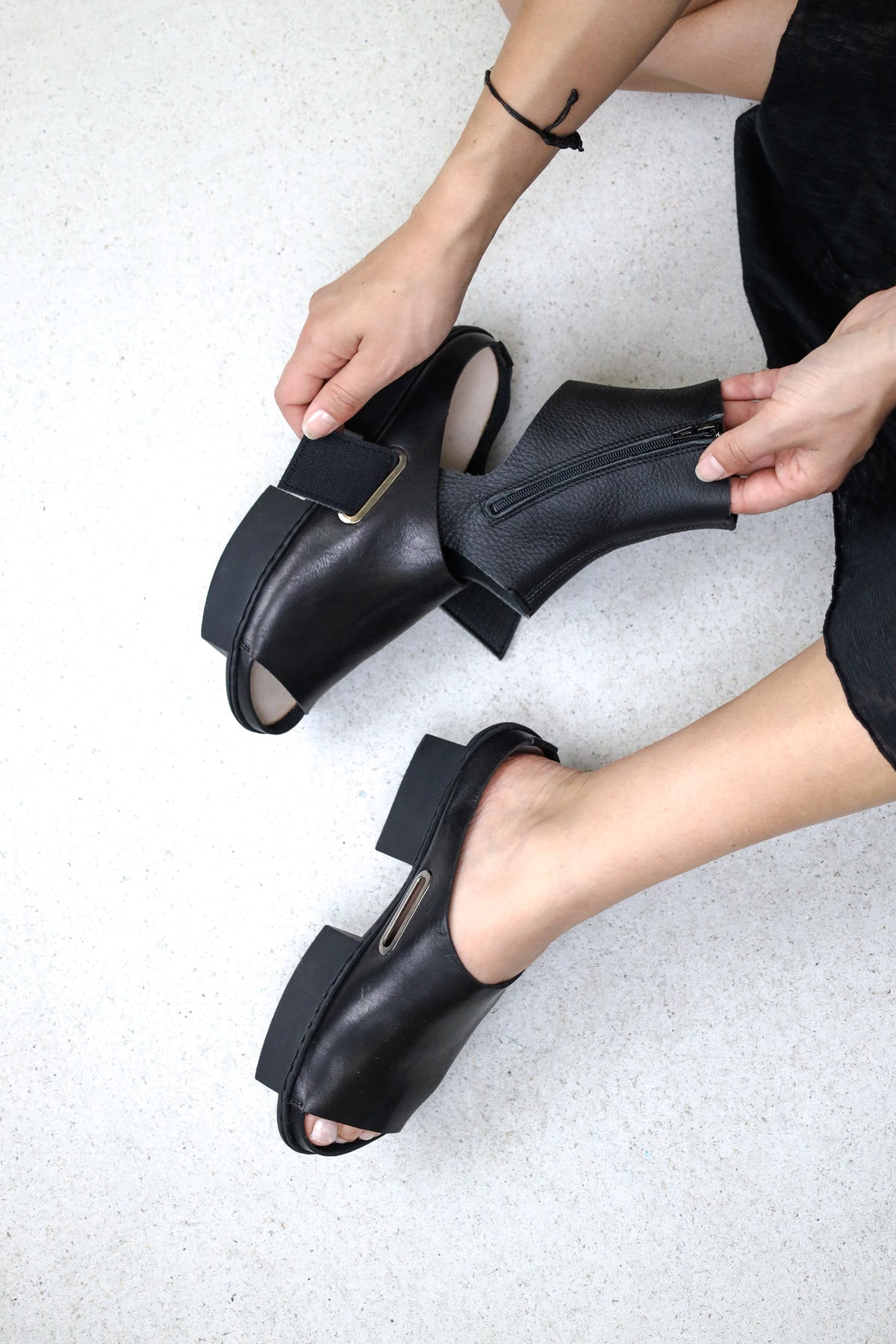 Trippen Daybreak Sandal | Black