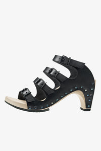 Trippen Tie-Up Sandal | Black