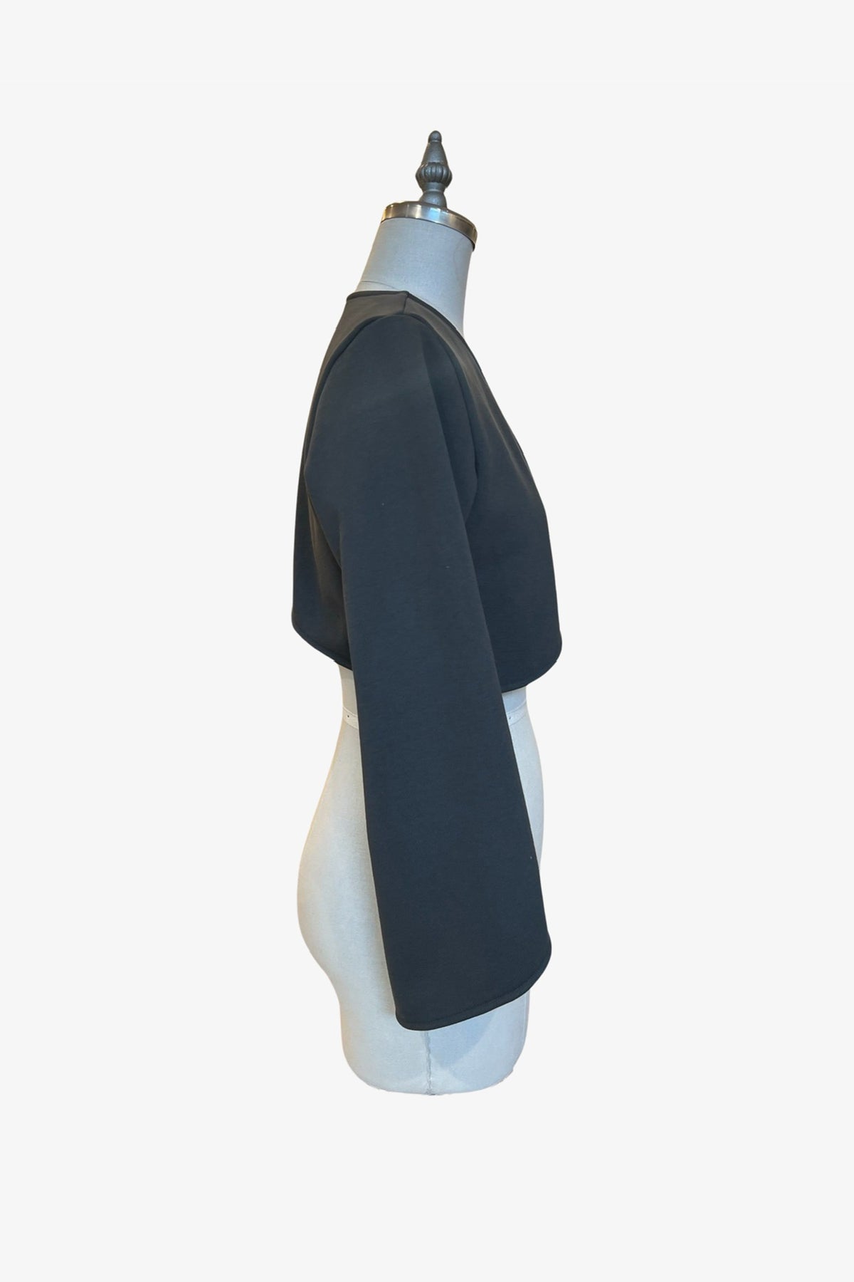 Tulip Bolero | Luxe Graphite French Terry