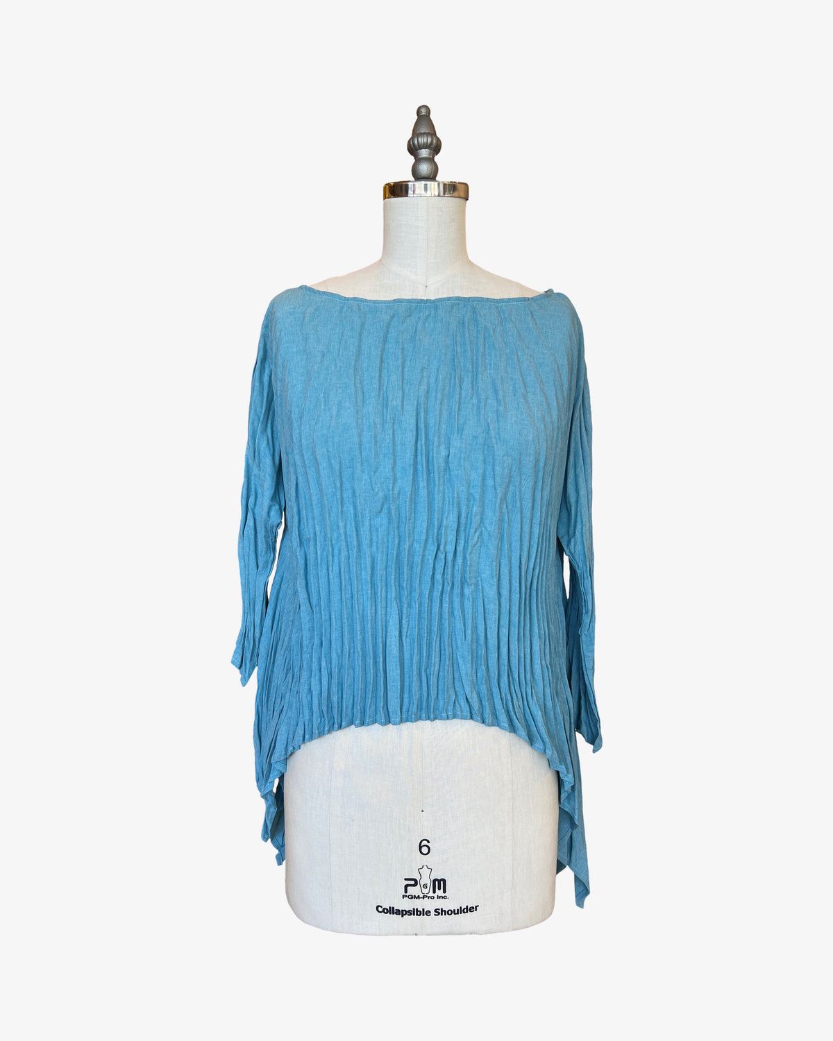 Twisted Square Top | Aqua