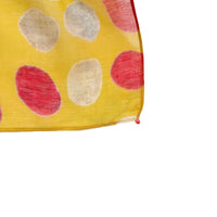 Cotton Silk Scarf | Golden Multi Dots