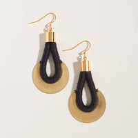 Crescent Earrings | Noir Cotton