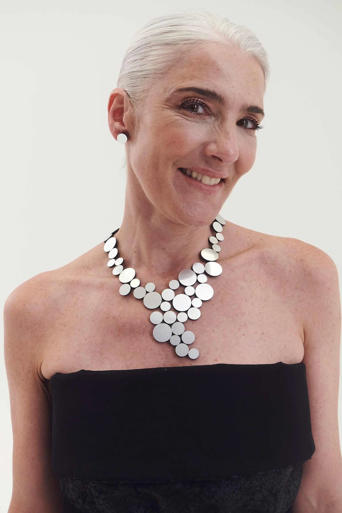 Abstraction Necklace V | Silver