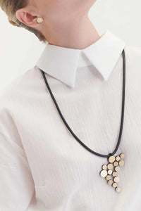 Abstraction Pendant Necklace | Gold