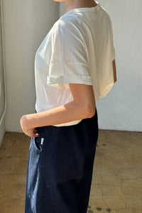 Vintage Fille Tee | Clean White
