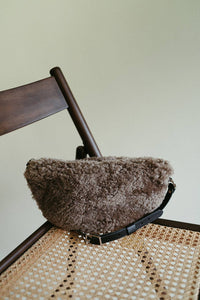 Mushroom Shearling Sling