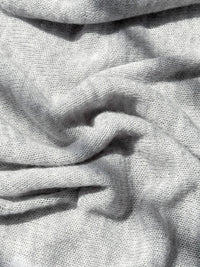 Matthew V-Neck Mohair Sweater | Icy Grey