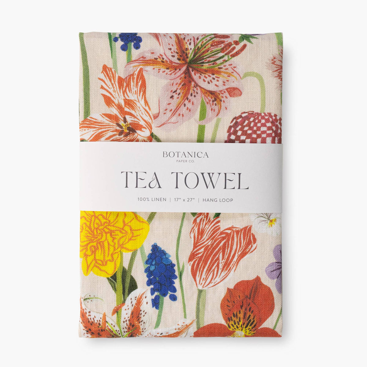 100% Linen Tea Towel | Spring