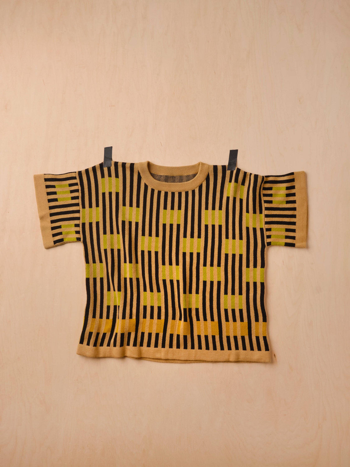 Bauhaus Short Sleeve Sweater Tee | Peridot