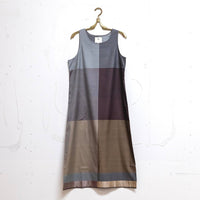 Carolyn Silk Color Block Dress