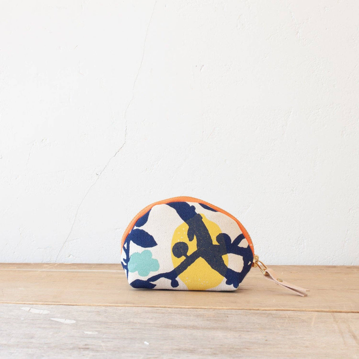 Darlene Zip Pouch | Navy Lemon Tree