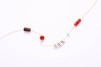 Balance Necklace | Vintage Glass, Peruvian Opal, Agate