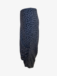 Caterpillar Long Skirt + Tube Dress | Jacquard Dbl Knit Dots