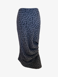 Caterpillar Long Skirt + Tube Dress | Jacquard Dbl Knit Dots