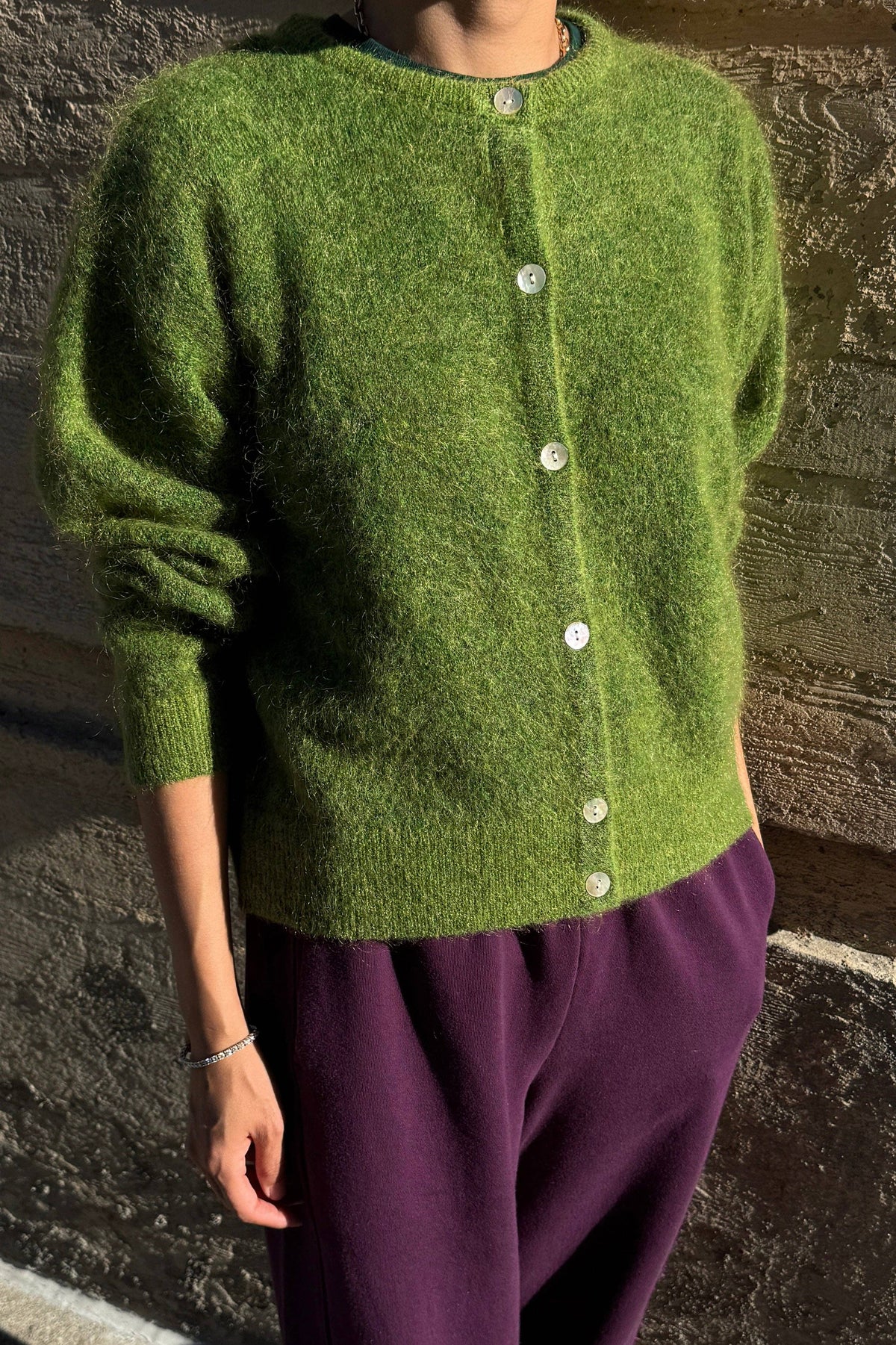 Ayla Mohair Cardigan | Artichoke