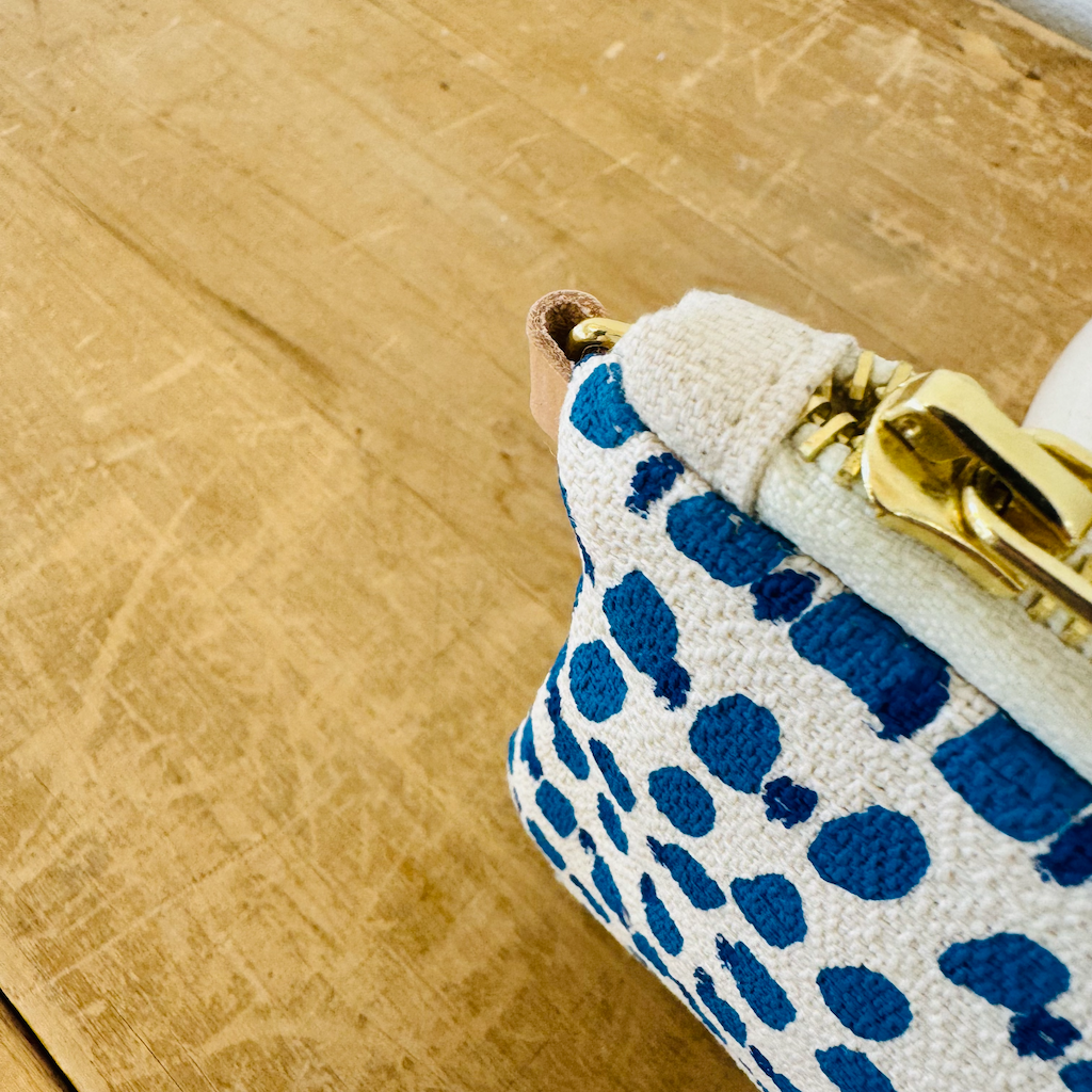 Wristlet Ellie Bag | Royal Double Dot