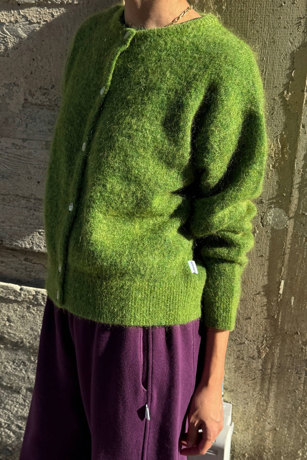 Ayla Mohair Cardigan | Artichoke