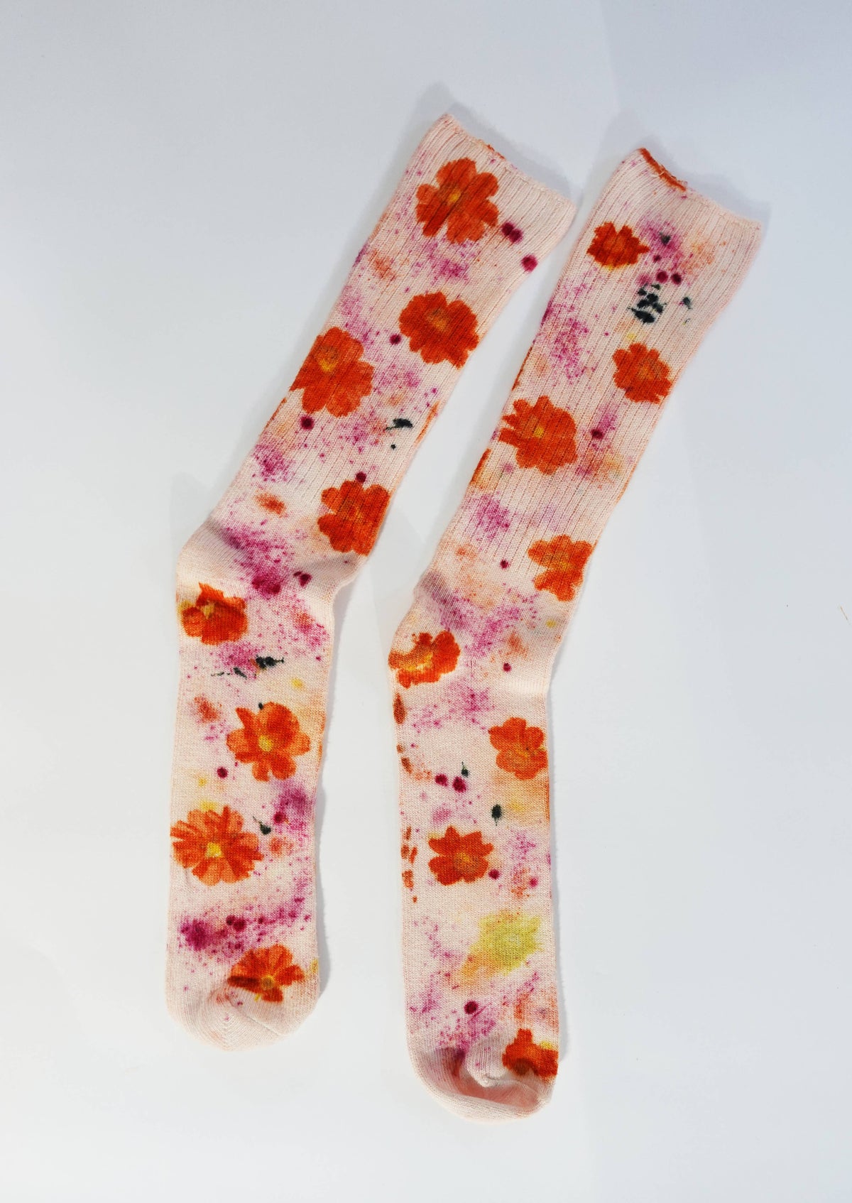 Flower Power Bamboo Sock | Pink Floral