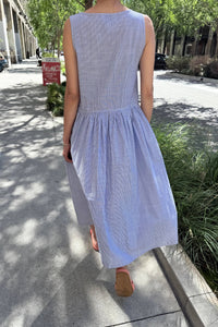 Marianne Dress | Blue Stripe
