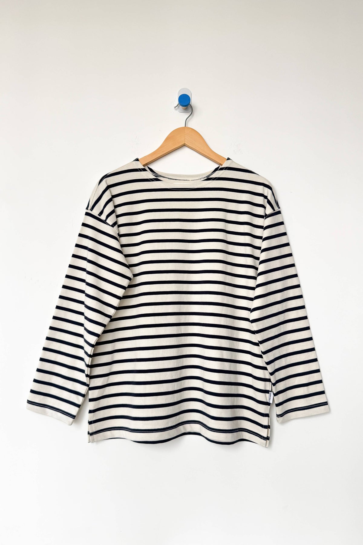 Marseille Top | Navy Stripe On Cream
