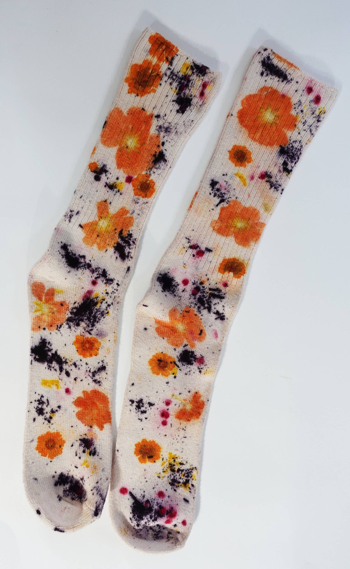 Flower Power Bamboo Sock | Purple Floral