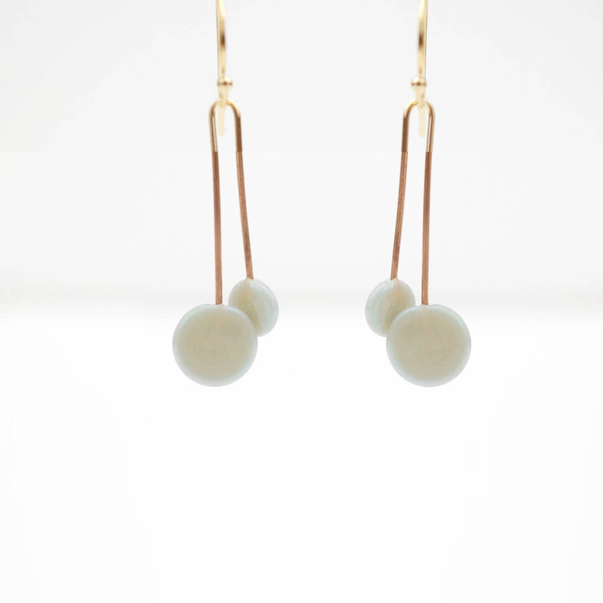Piet Short Earring | Milk