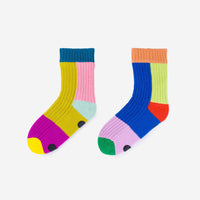 Mismatch House Socks | Rainbow