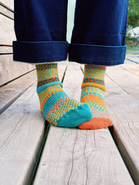 Mismatched Cotton Crew Socks | Dune