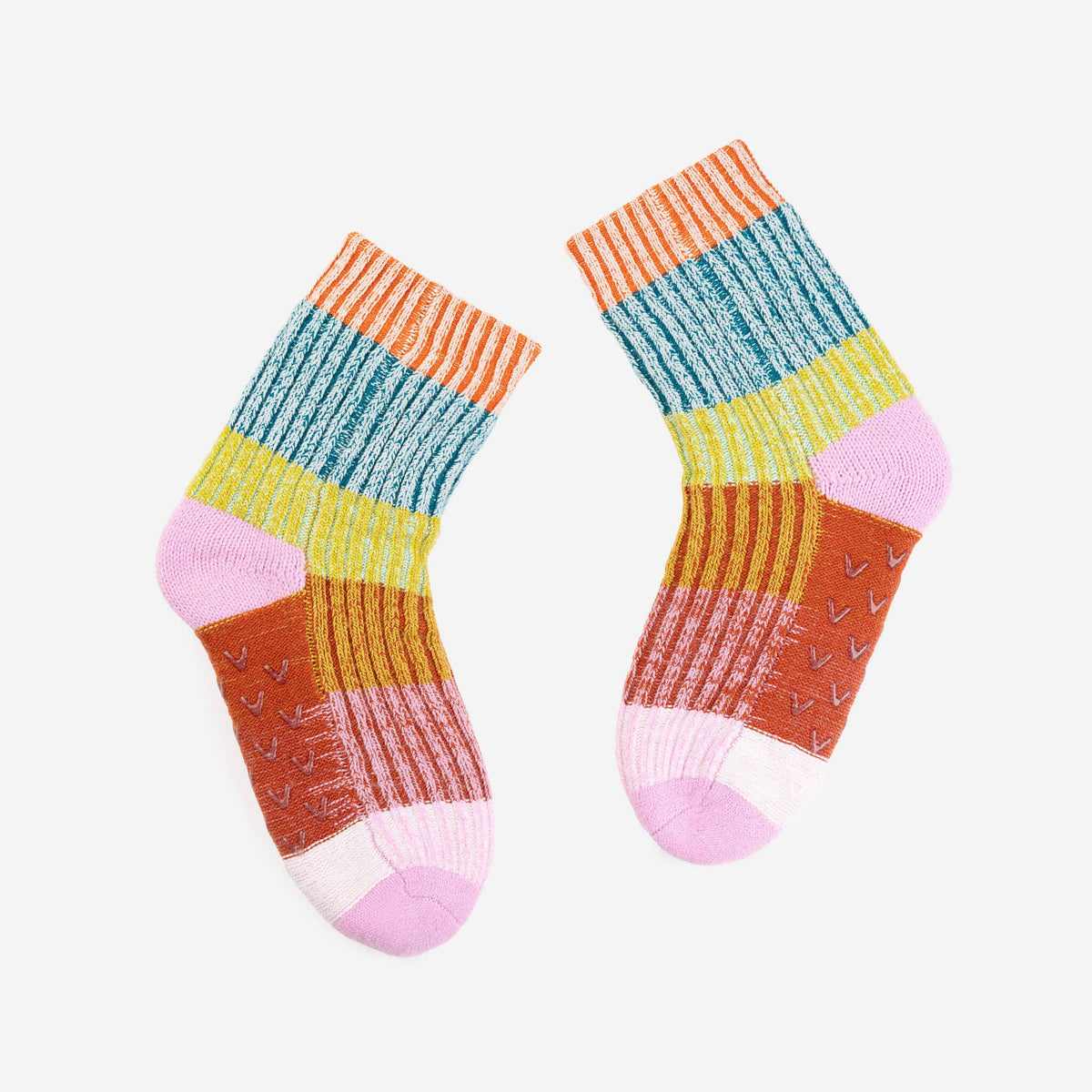 Mosaic House Socks | Rust Lilac