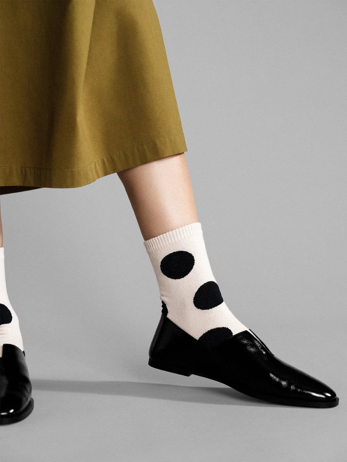 Rie Crew Socks | Blush