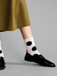 Rie Crew Socks | Blush