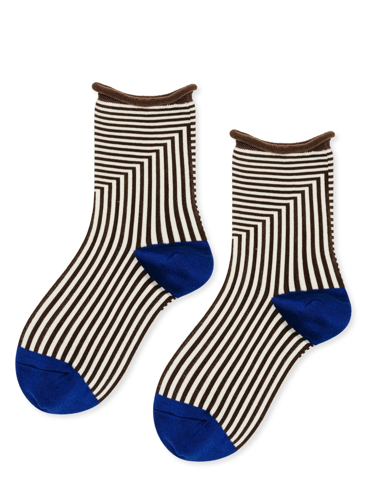 Corbusier Crew Socks | Brown