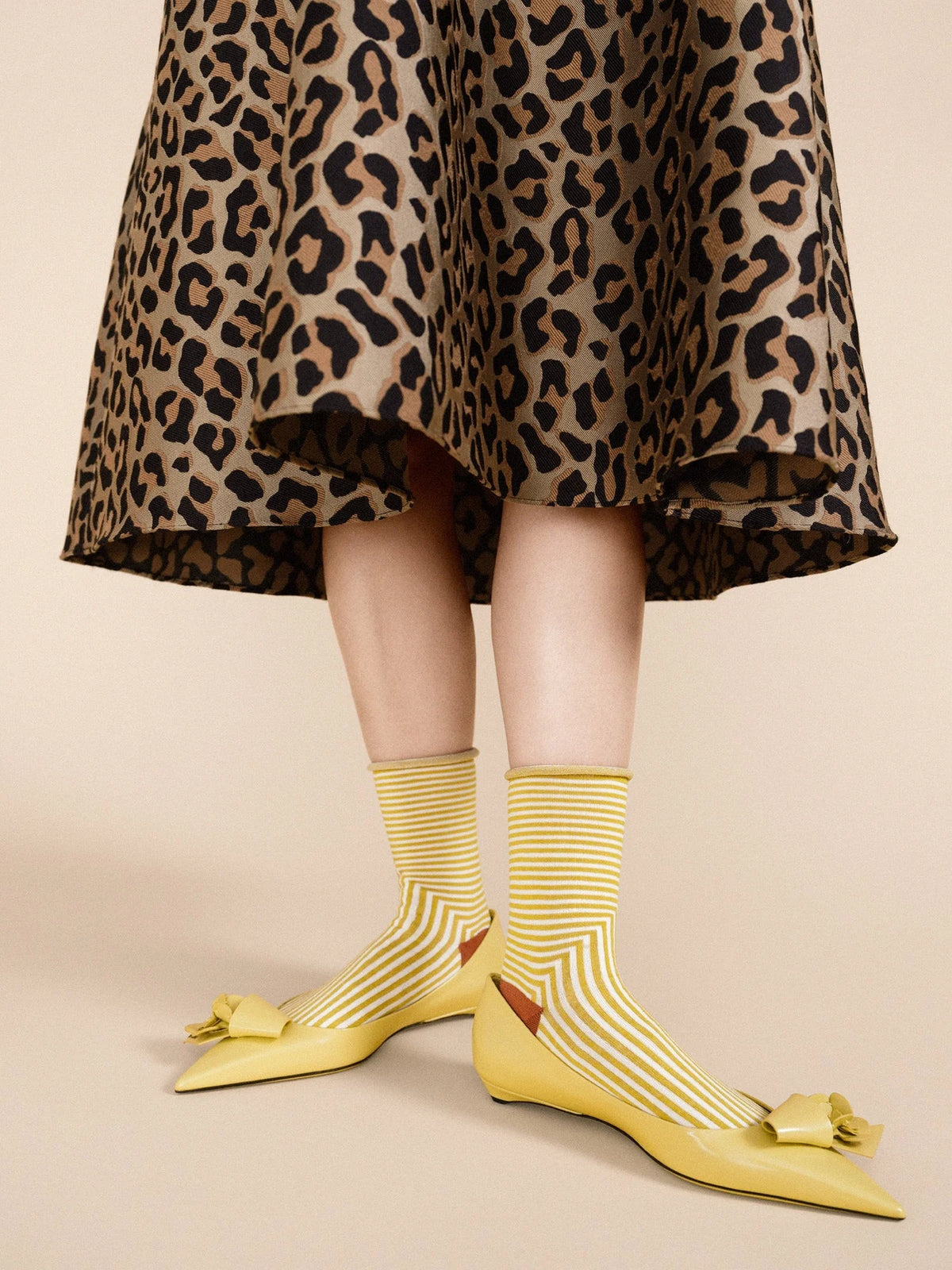 Corbusier Crew Socks | Citron